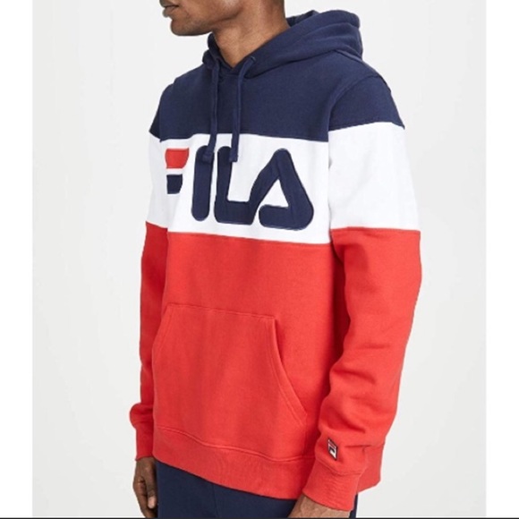 MEN’S FILA FLAMINO FLEECE HOODIE - Picture 10 of 11